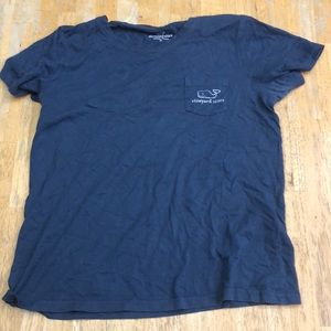 Vineyard vines boys M navy shirt